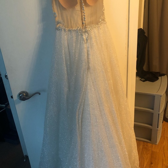 Ida Torez Wedding Dress White Diamond  size 10 - Picture 4 of 5